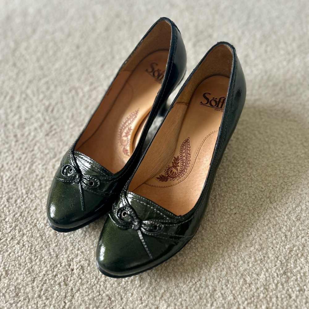 NEW Sofft green ballet pumps 8.5W